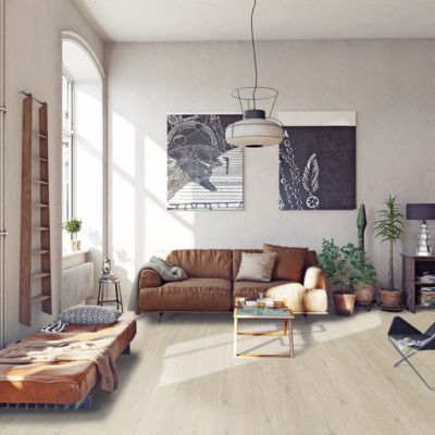 wood look laminate floors in a modern North York living room